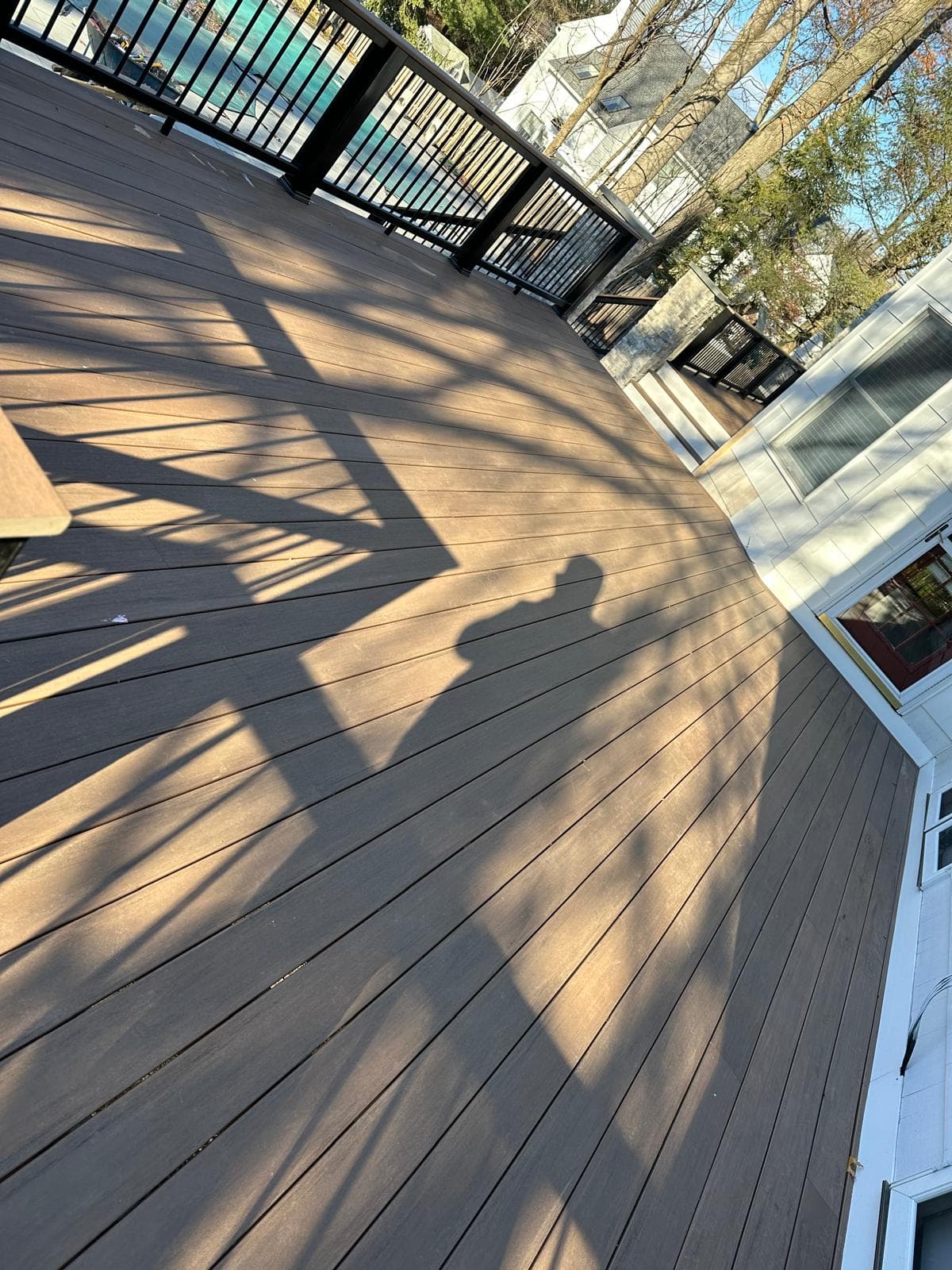 Custom deck built by Jersey All Construction