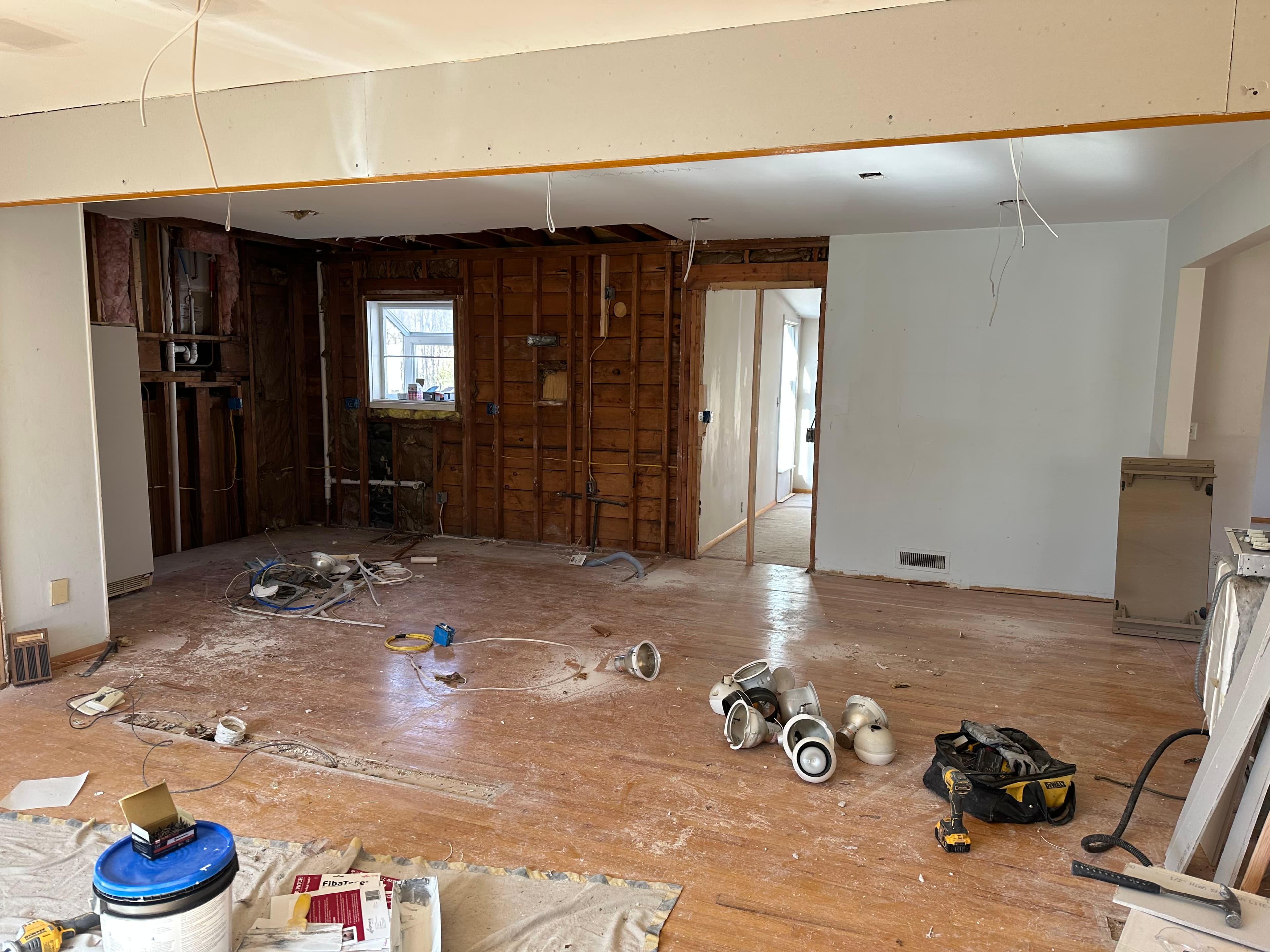Before photo of kitchen prior to renovation